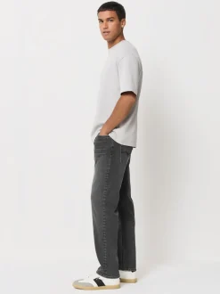 Grijs - ThermoGen - Straight fit - Motionflex jeans