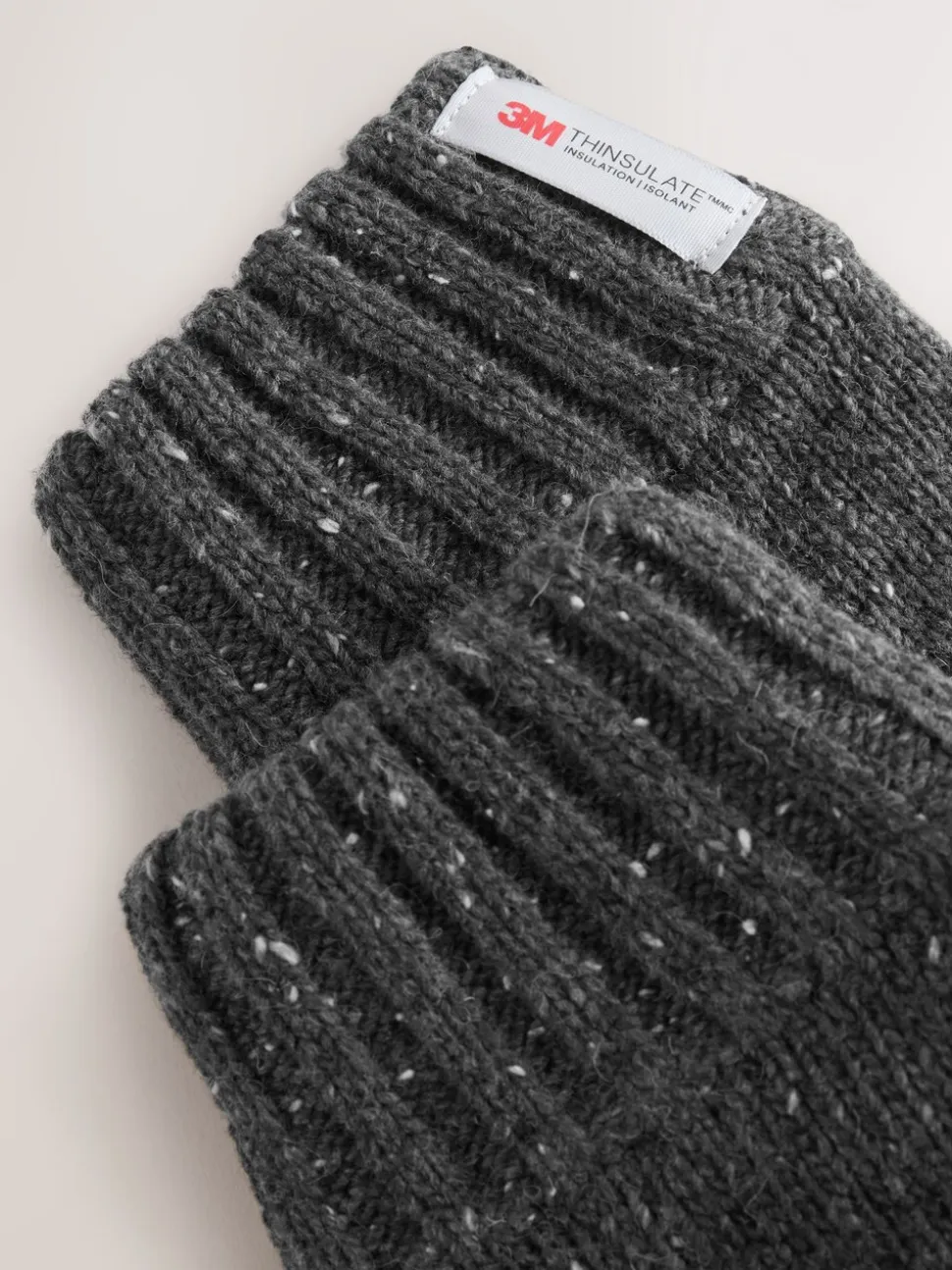 Grijs - Thinsulate Knitted Touchscreen Gloves