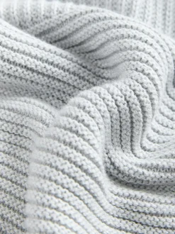 Grijs - Utility gebreide hoodie (3-16jr)