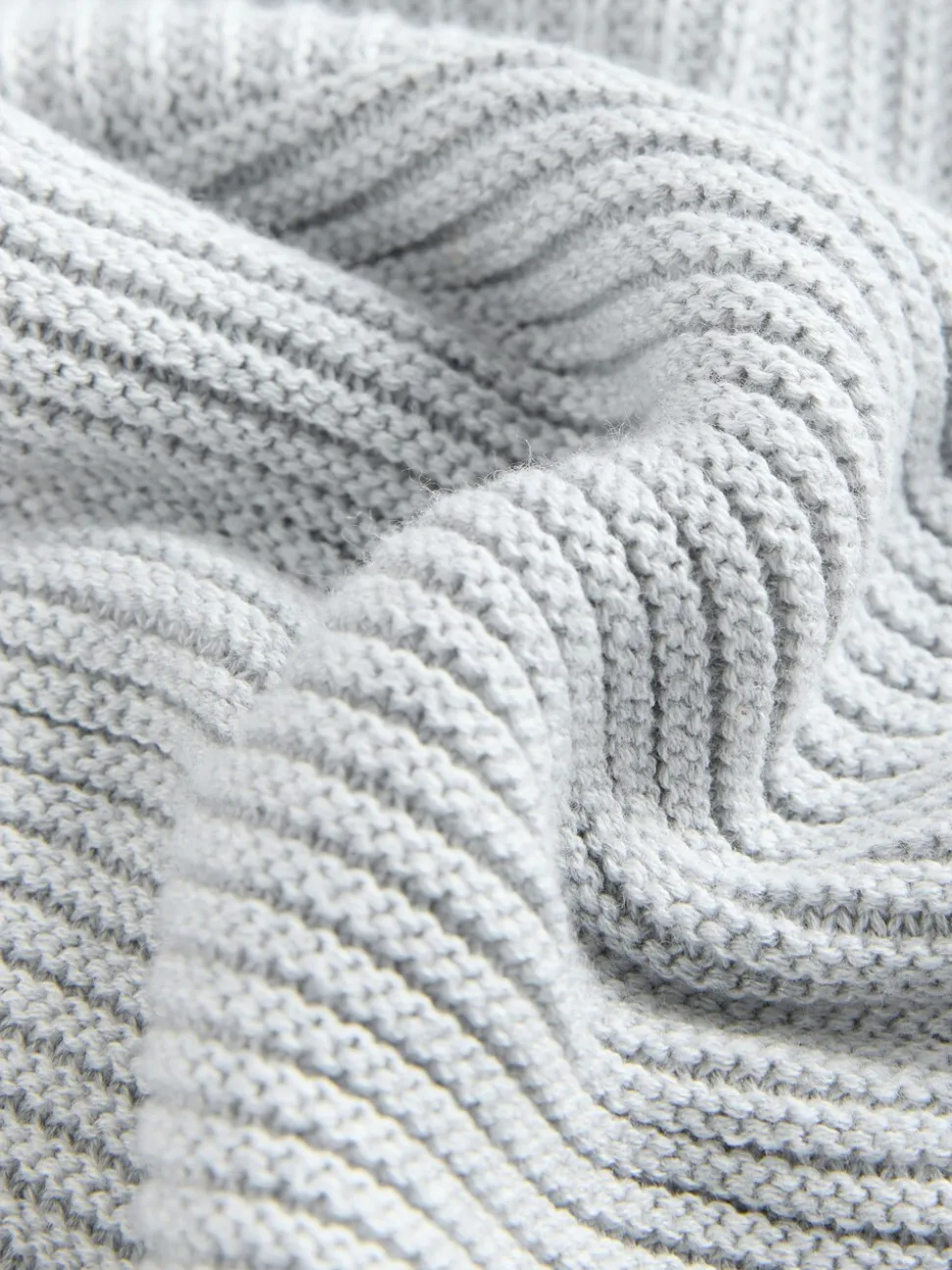Grijs - Utility gebreide hoodie (3-16jr)