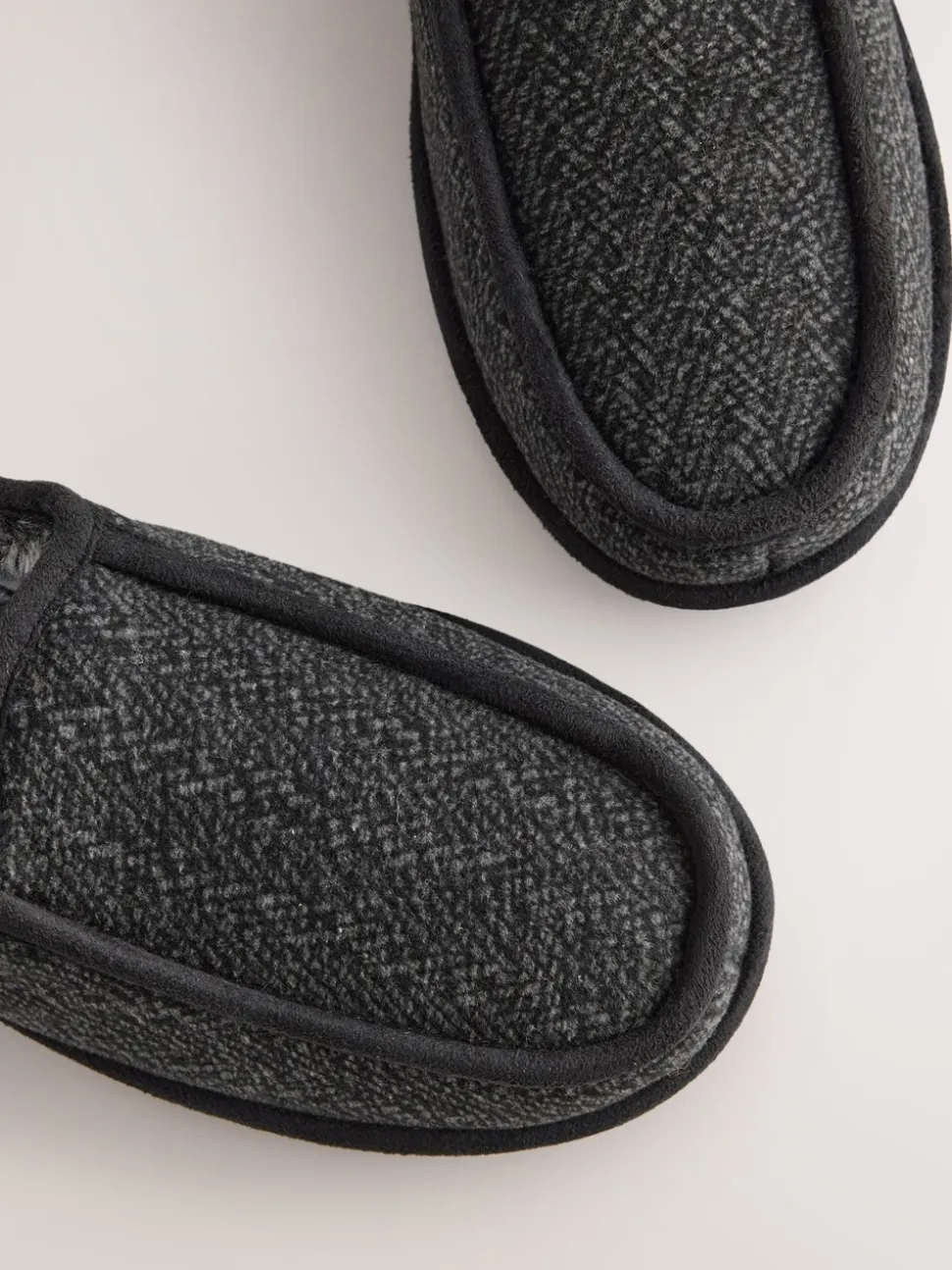 Grijs - Wide Fit Closed Back Slippers