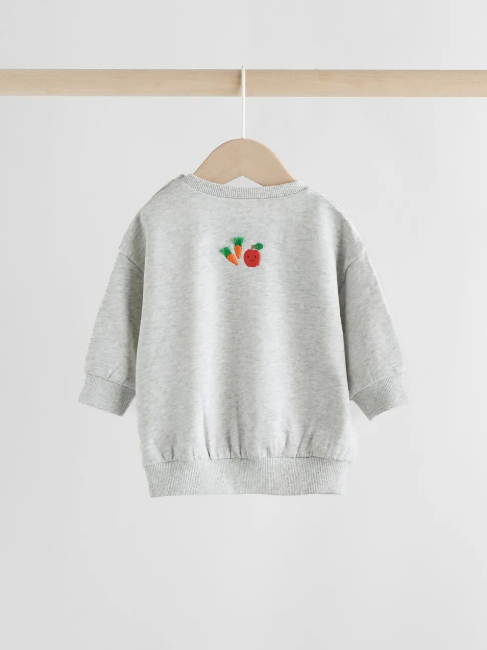 Grijs boerderijfiguur - Set met baby-sweatshirt en legging (0mnd-3jr)