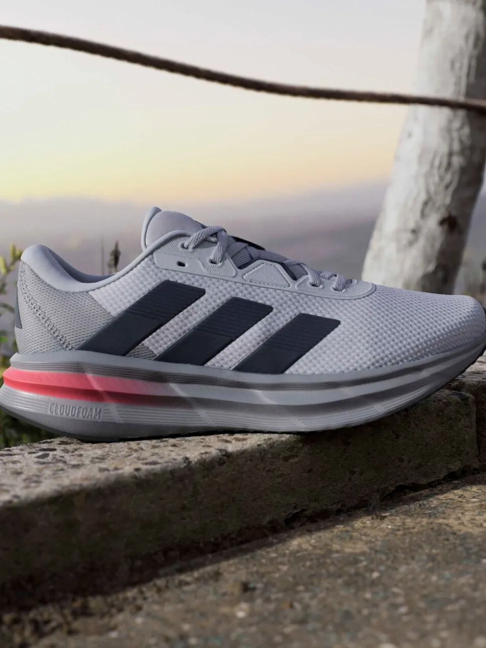 Grijs chroom - adidas Galaxy 7 hardloopschoenen
