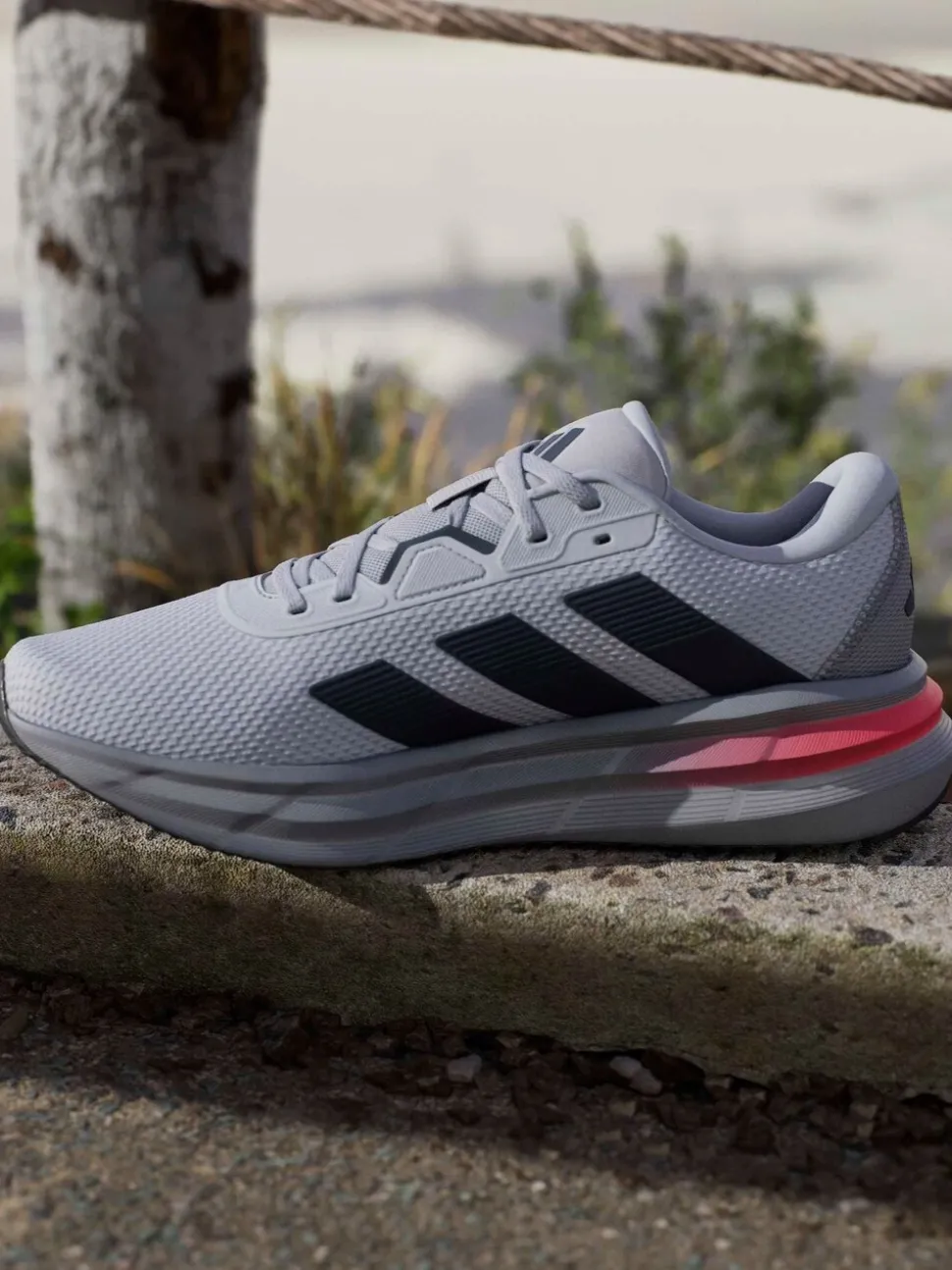 Grijs chroom - adidas Galaxy 7 hardloopschoenen