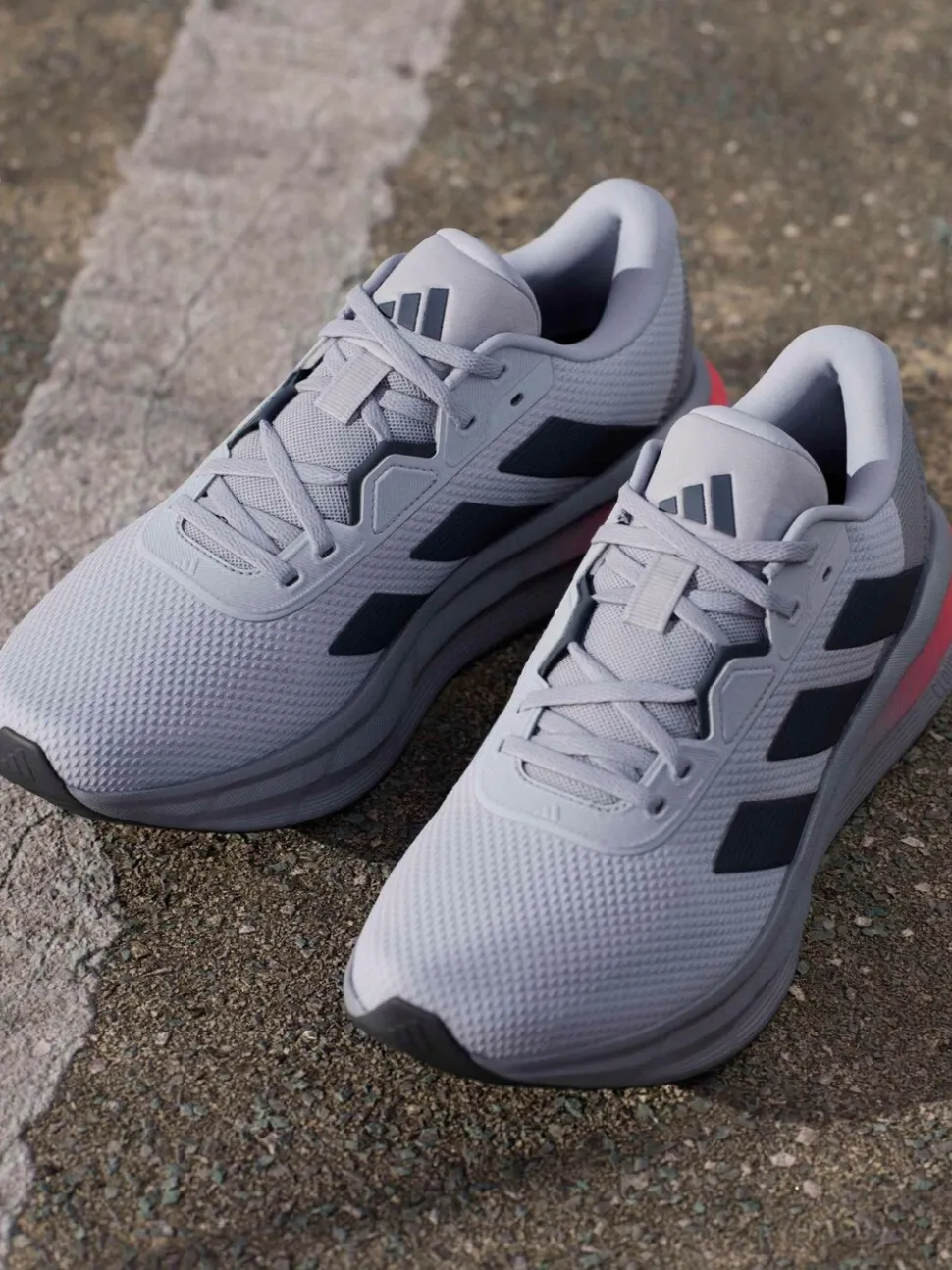 Grijs chroom - adidas Galaxy 7 hardloopschoenen