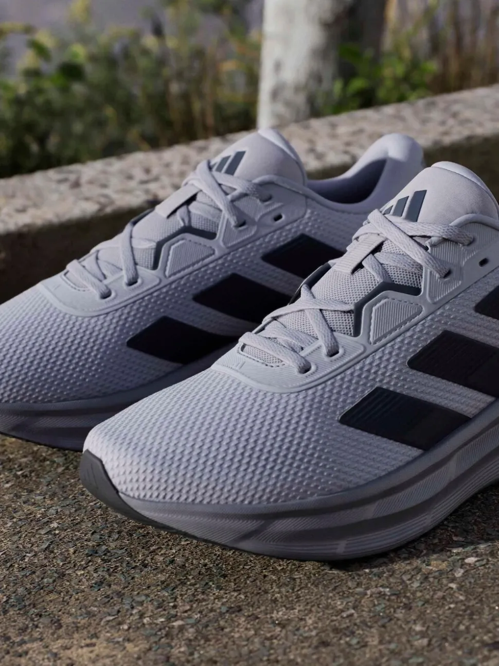 Grijs chroom - adidas Galaxy 7 hardloopschoenen
