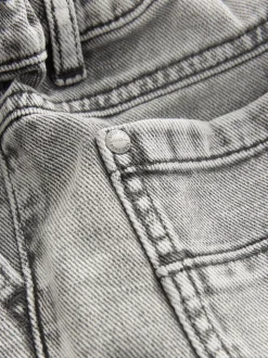 Grijs denim - Jeans met geplooide voorkant (3mnd-7jr)