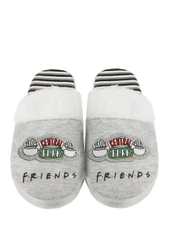 Grijs Friends - Vanilla Underground winterse pantoffelmuiltjes voor dames