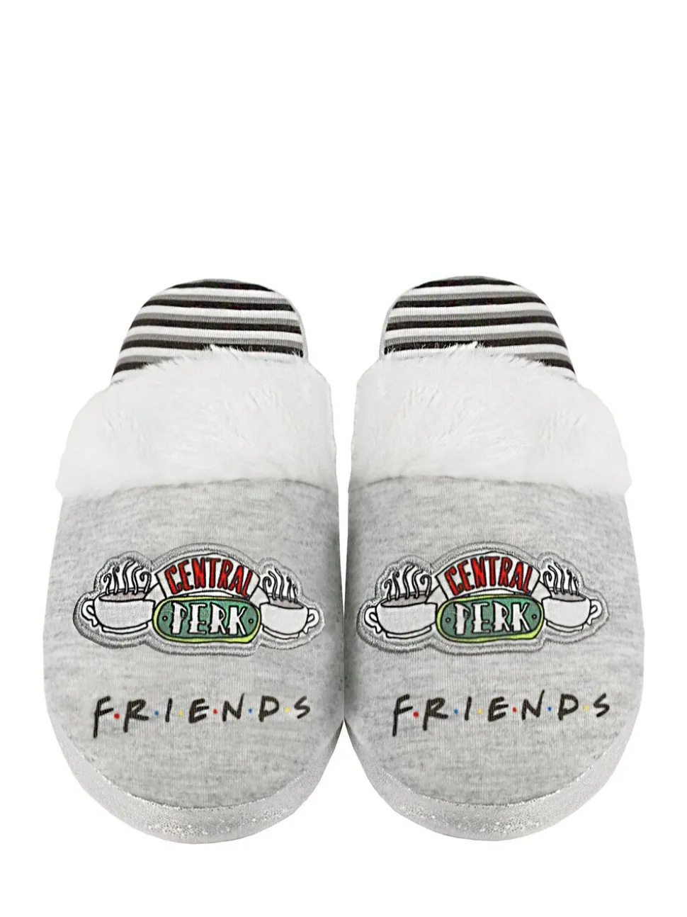 Grijs Friends - Vanilla Underground winterse pantoffelmuiltjes voor dames