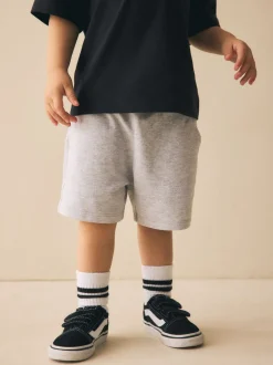 Grijs gemêleerd - Jersey short (3 mnd-7 jr)