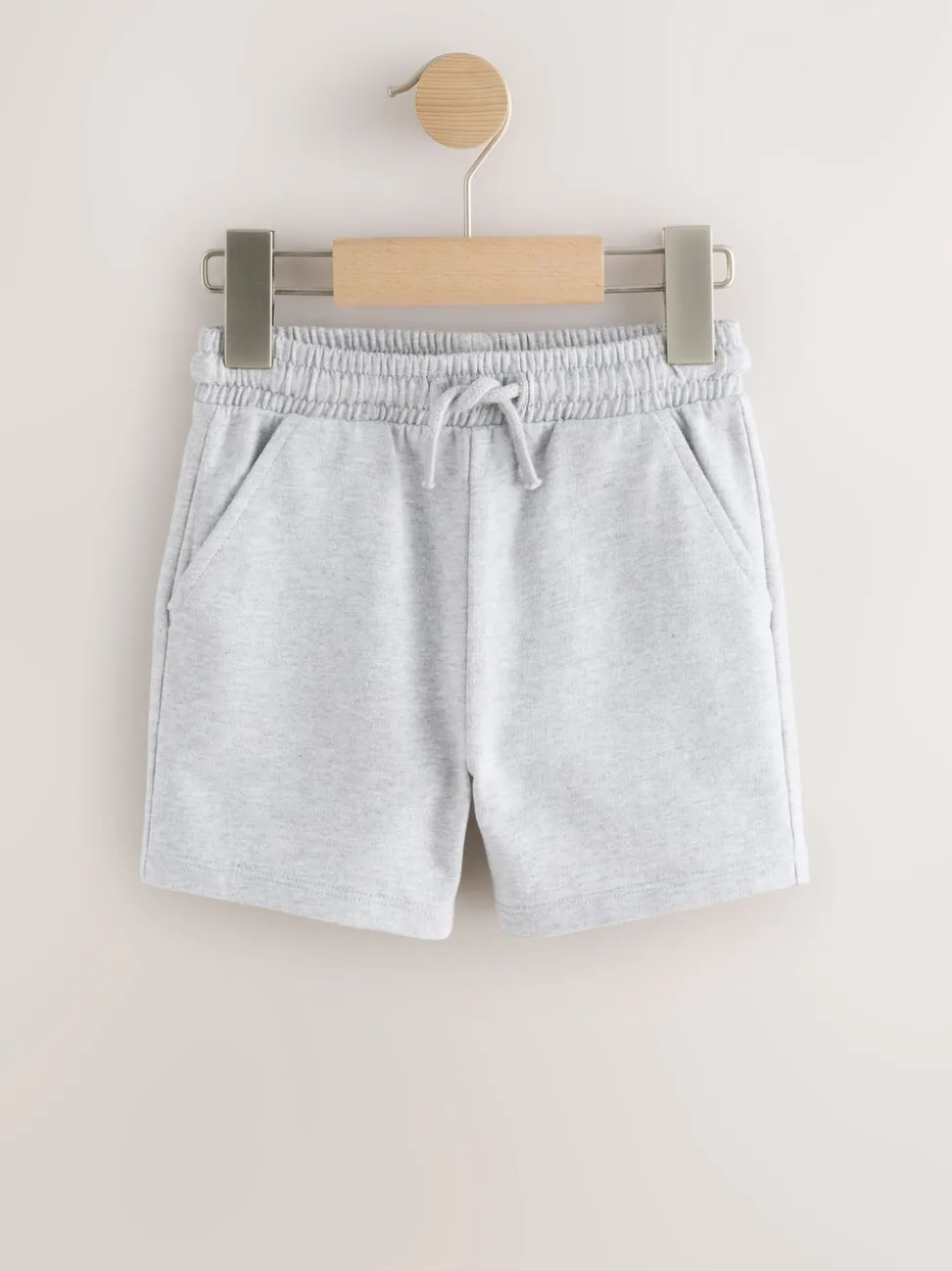 Grijs gemêleerd - Jersey short (3 mnd-7 jr)