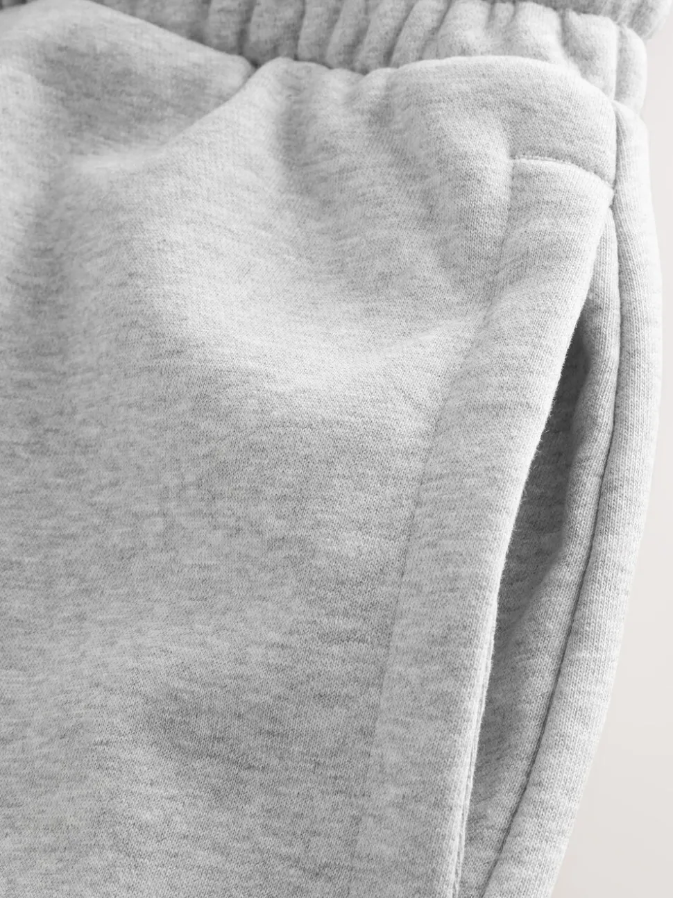 Grijs gemêleerd - Relaxed fit - Relaxed Fit Brushback Heavyweight Joggers