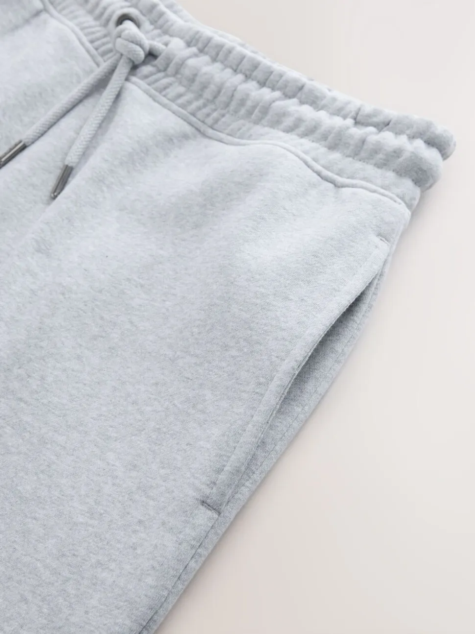 Grijs gemêleerd - Slim Fit - Slim Fit Brushback Heavyweight Joggers