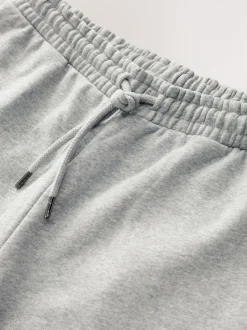 Grijs gemêleerd - Straight fit - Relaxed Fit Brushback Heavyweight Joggers
