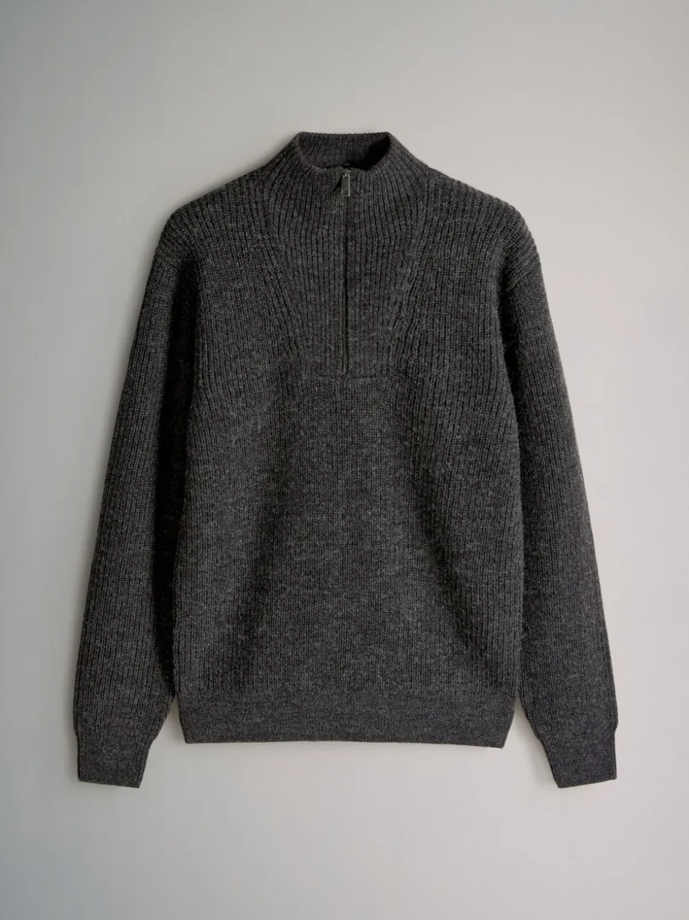 Grijs gemêleerd - The Set 2 Pack Quarter Zip Neck Jumpers