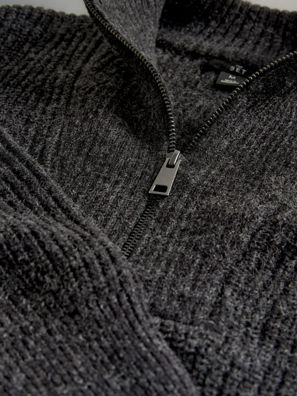 Grijs gemêleerd - The Set 2 Pack Quarter Zip Neck Jumpers