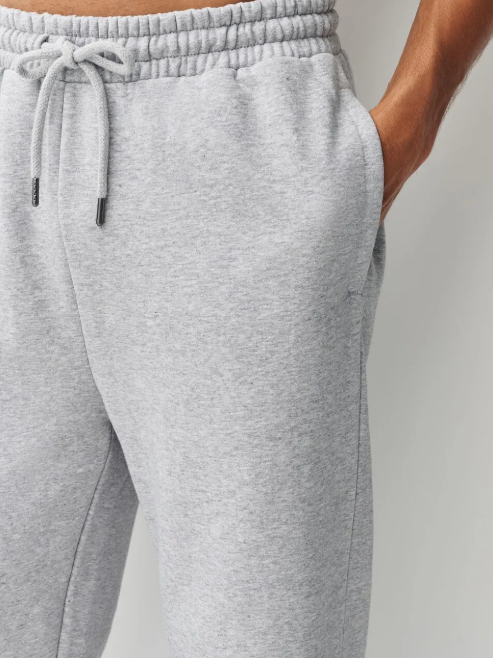 Grijs gemêleerd/marineblauw - Straight Fit Brushback Heavyweight 2 Pack Joggers
