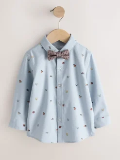 Grijs geruit - Waistcoat Shirt and Bow Tie Set (3mths-9yrs)