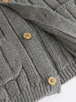 Grijs mannetje - 100% katoenen vest (0mnd -2jr)