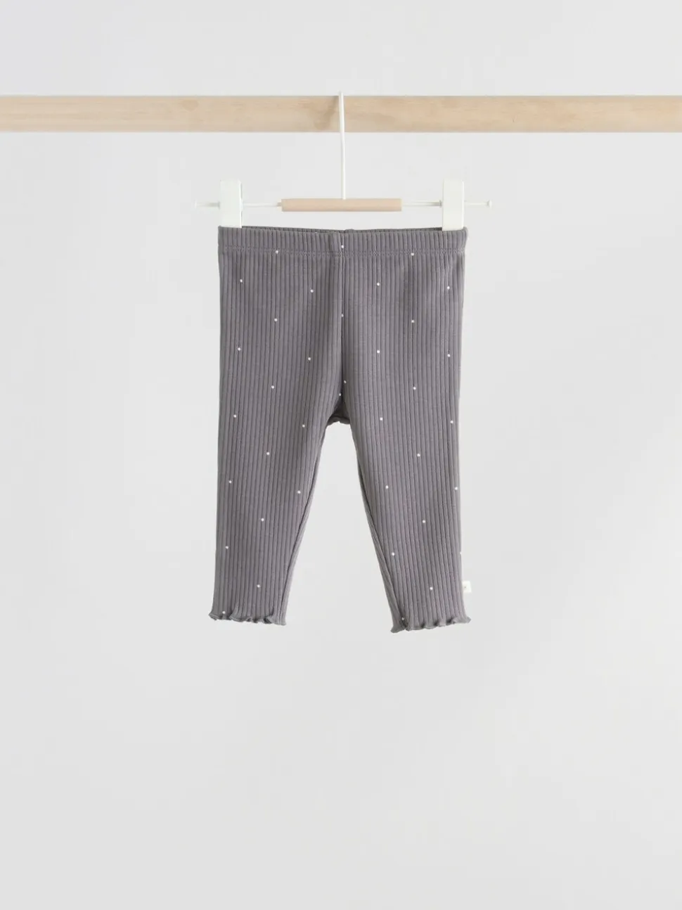 Grijs met bloemen - Babyset van top met Lange mouwen en Leggings met Bodywarmer 3 -delig (0mnd -2jr)