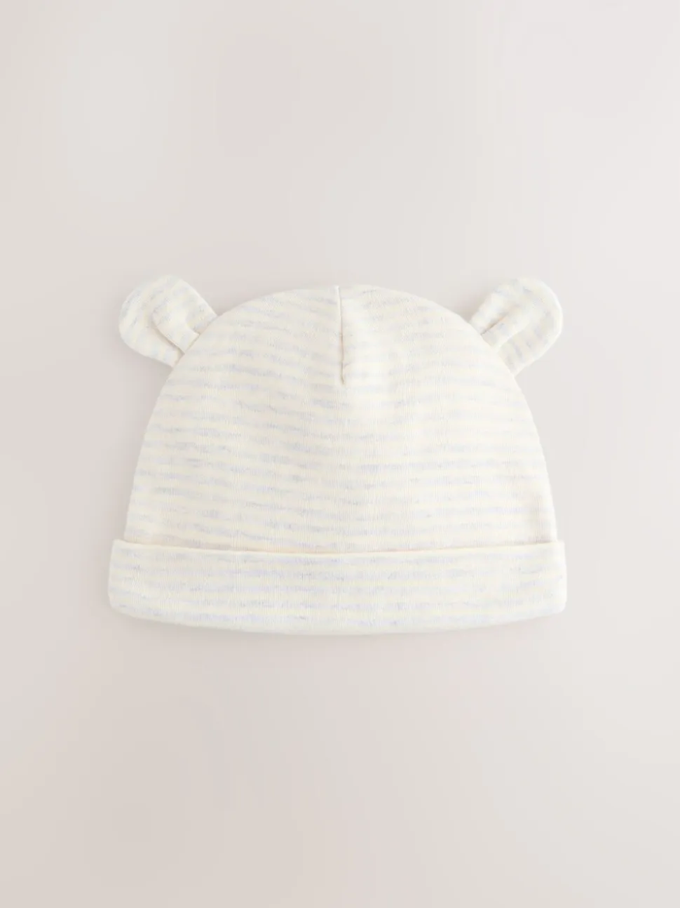 Grijs met dinoprint - Baby Beanie Mutsen 3 Set (0-18mnd)