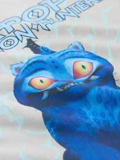 Grijs met print aan de achterkant - KPOP Demon Hunters T-Shirt (6-16yrs)