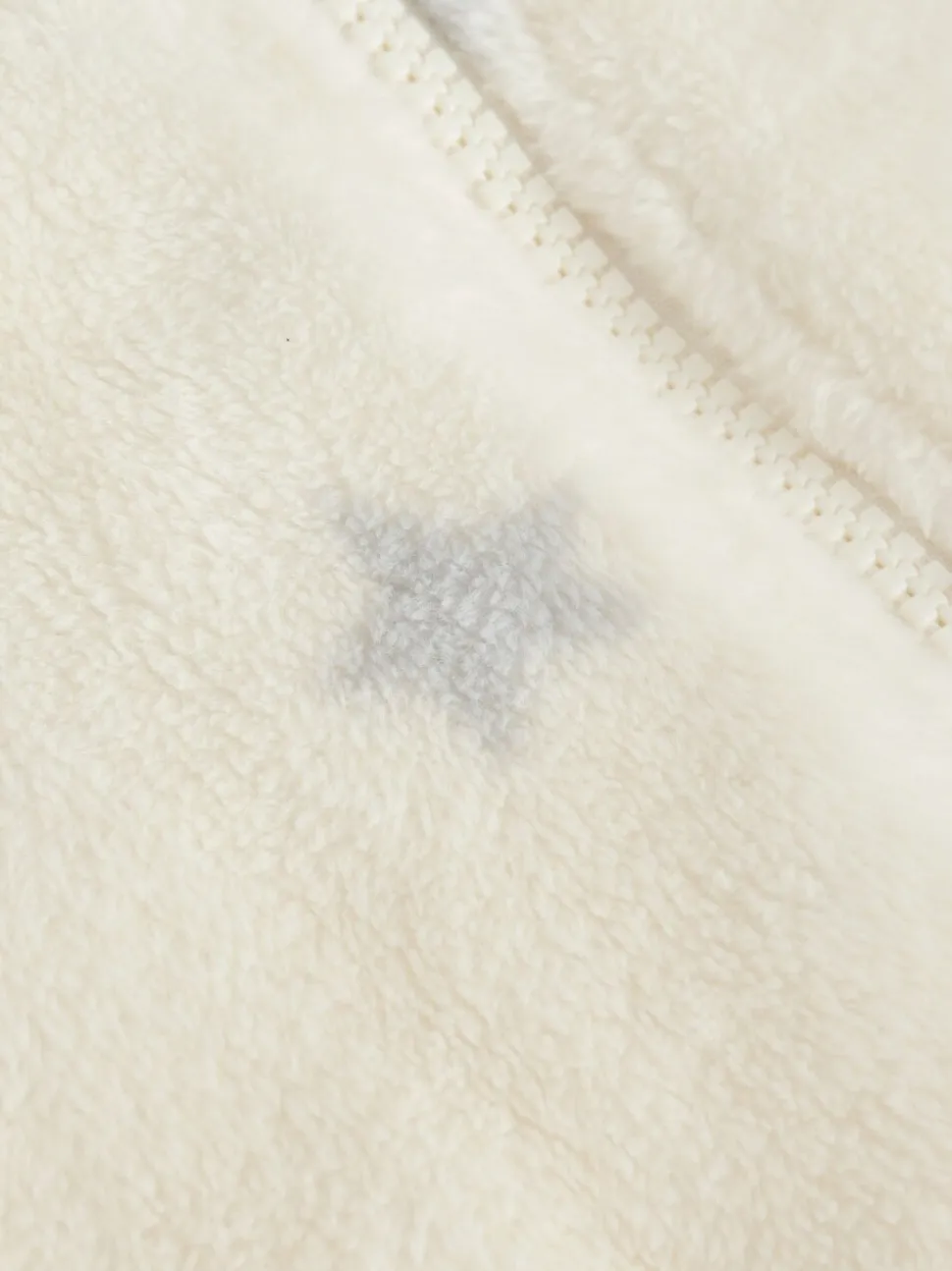 Grijs met sterren - Fleece babypyjama