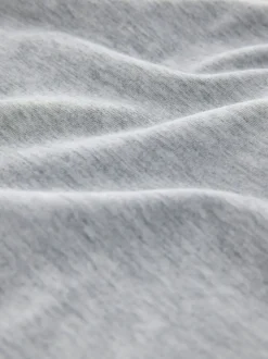 Grijs/bordeauxrood geruit - Motionflex Behaaglijke Pyjama Set met Korte Mouwen