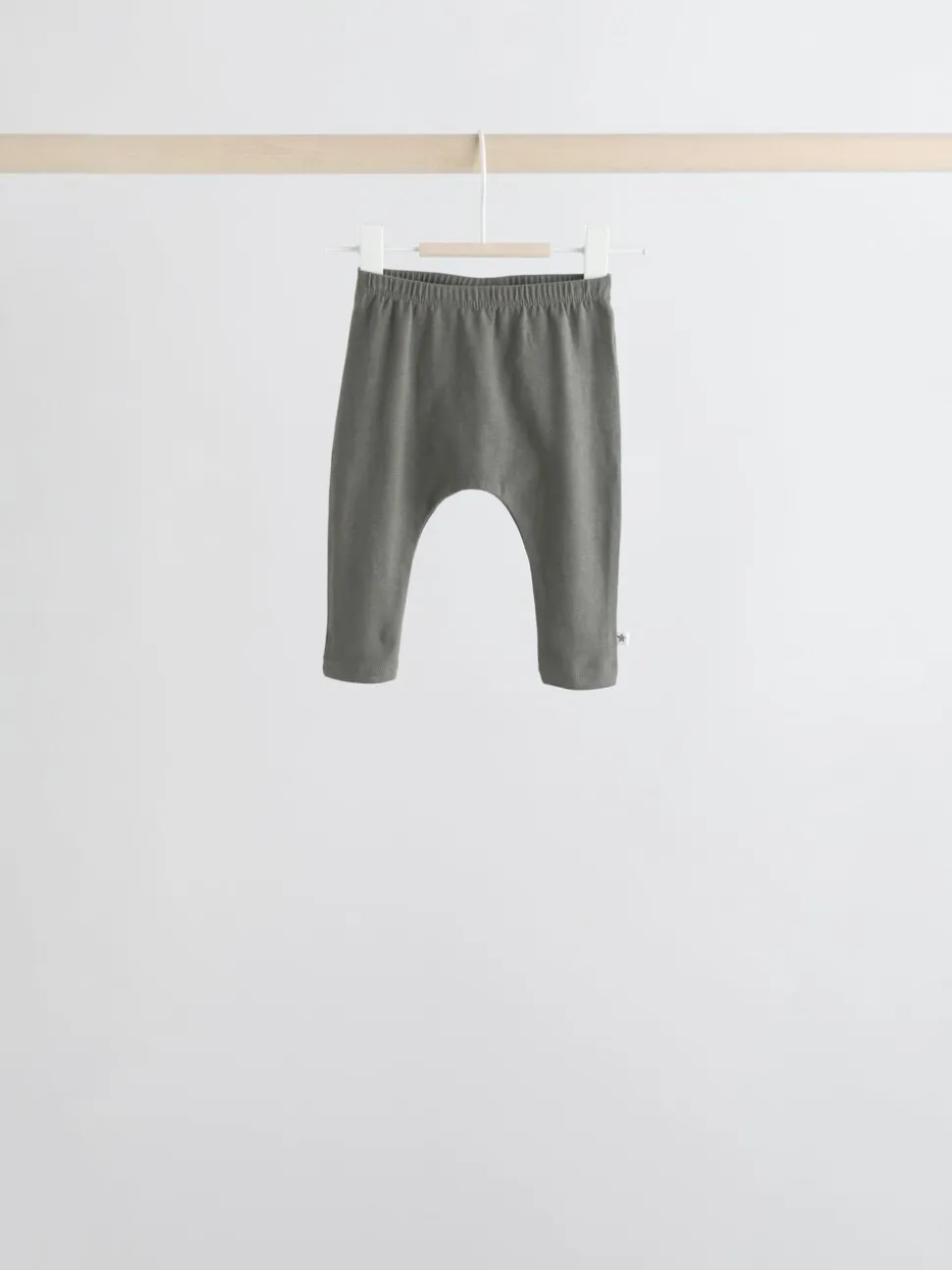 Grijs/crème met figuurtjes - 6 -delige set van top met lange mouwen en leggings (0mnd -3jr)