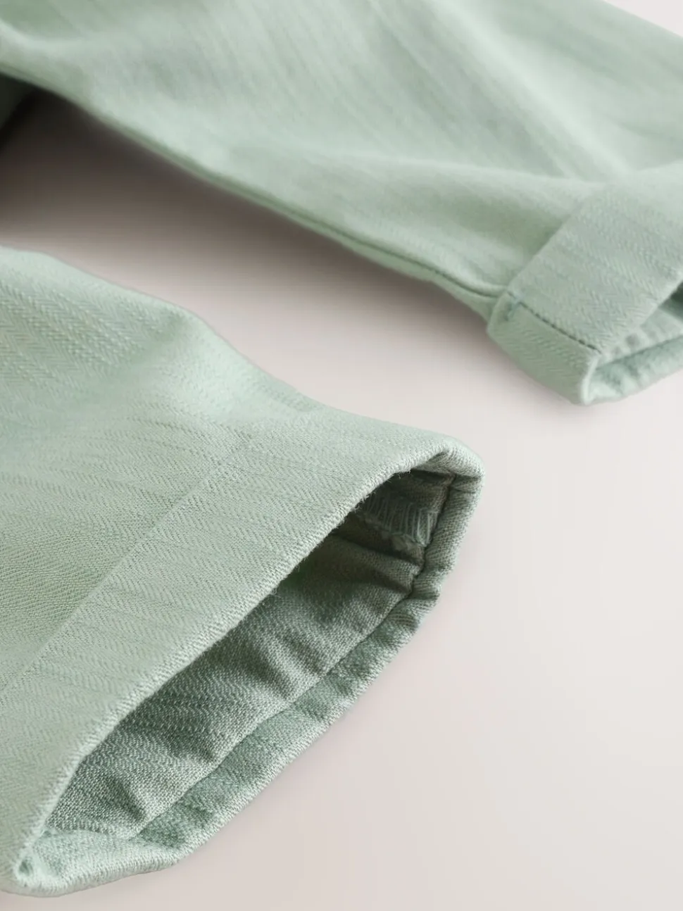 Grijs-groen - 3 -delige babyset van overhemd, broek en bretels (0mnd-2jr)