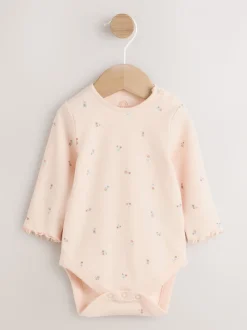 Grijs-groen - Baby Print Bodysuit met Lange mouwen en Corduroy bretelbroeken Set 2 Pieces (0mnd -2jr)