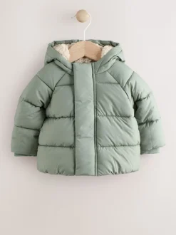 Grijs-groen - Baby pufferjack (0mnd -2jr)