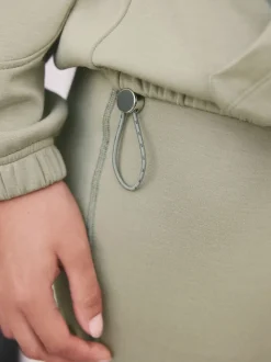 Grijs-groen - self. Kickflare Joggers