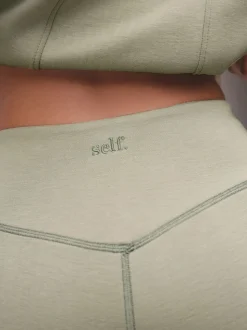 Grijs-groen - self. Kickflare Joggers