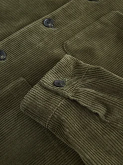 Grijs-groen - Slim Rijk Corduroy Jack