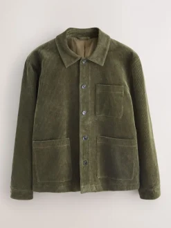 Grijs-groen - Slim Rijk Corduroy Jack