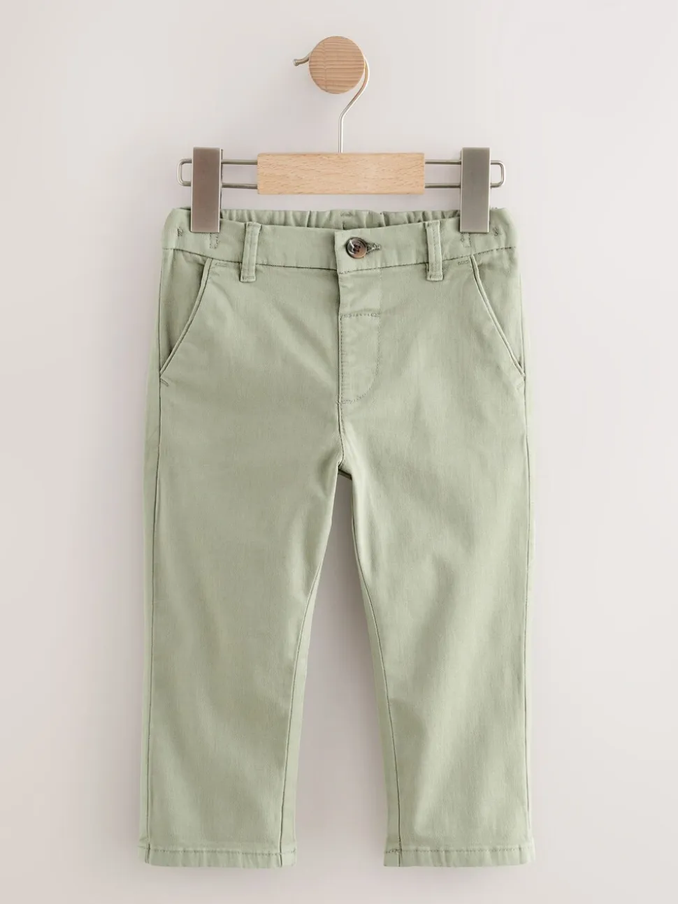 Grijs-groen - Stretch Chino Broek (3mnd-7jr)