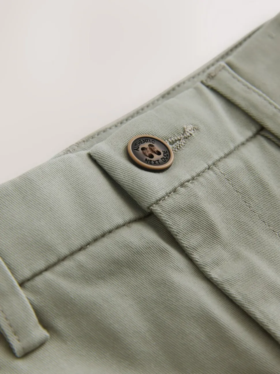 Grijs-groen - Stretchy chino's (3-17jr)