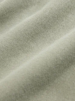 Grijs-groen - Supersoft Peached Essentials sweatshirt met ronde hals en naaddetail