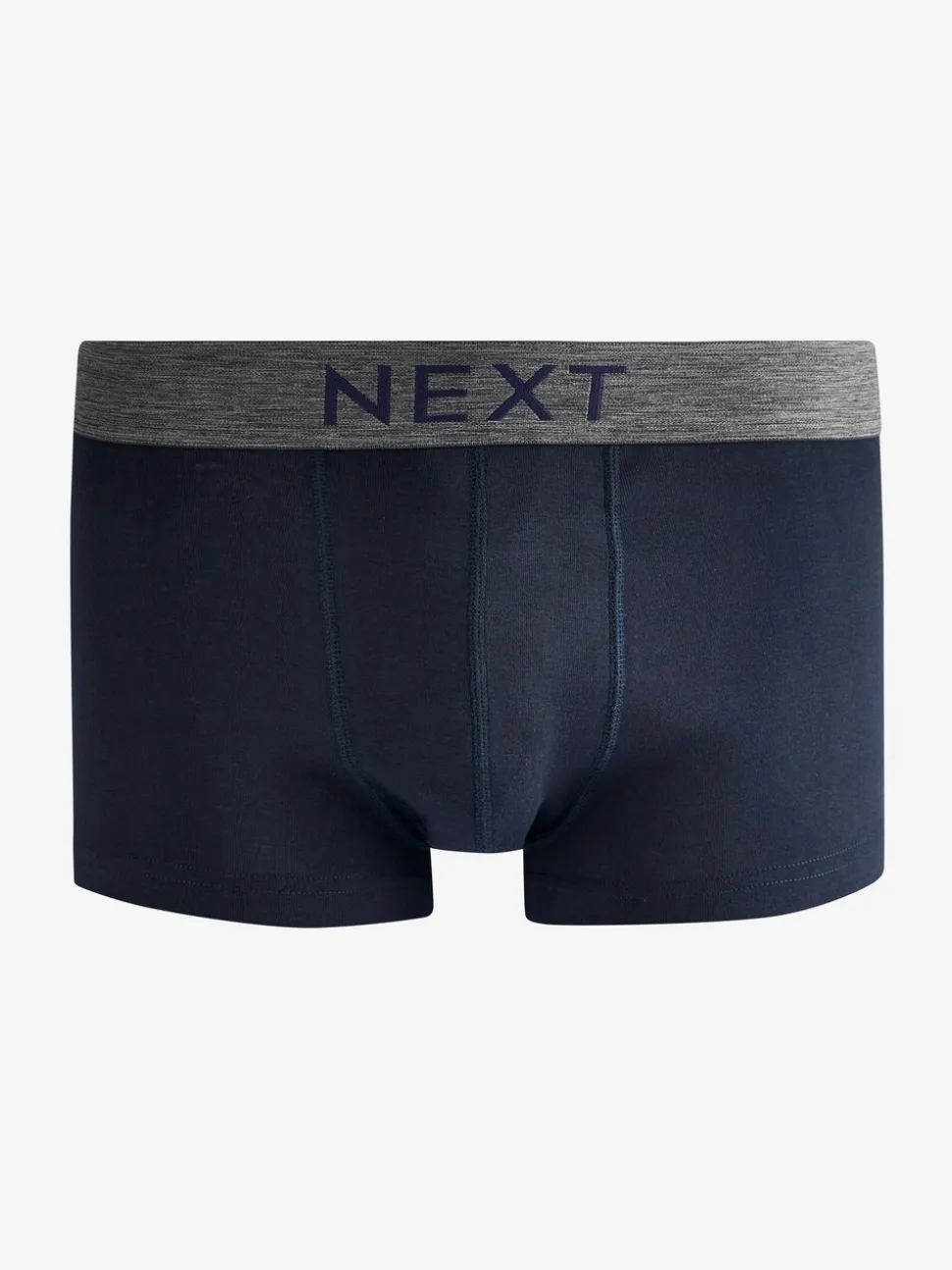 Grijs/marineblauw - Verpakking van 4 - Hipster boxershorts van 100% katoen