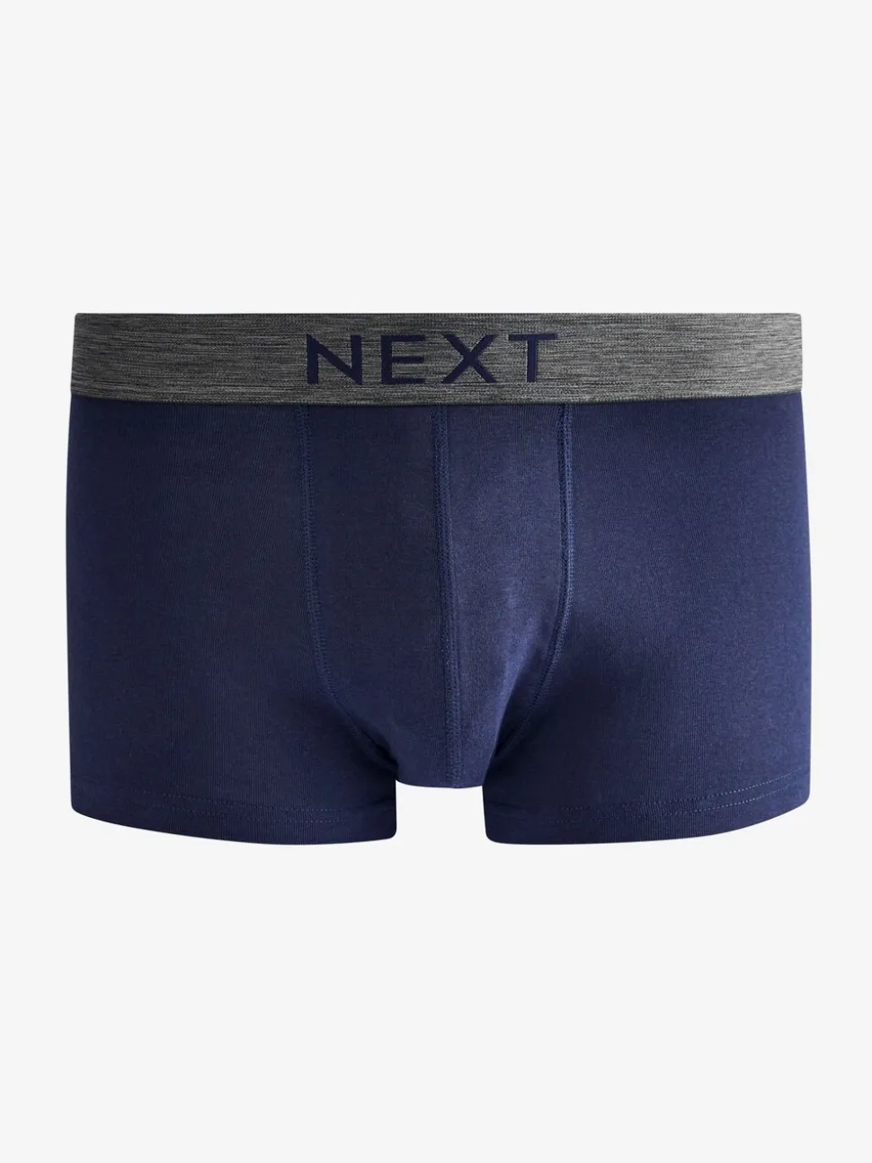 Grijs/marineblauw - Verpakking van 4 - Hipster boxershorts van 100% katoen