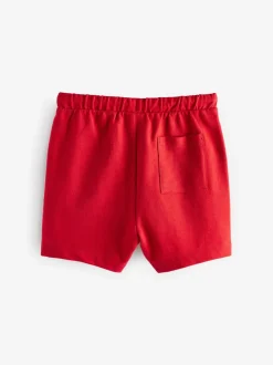 Grijs/marineblauw/rood - Verpakking van 5 jersey shorts (3mnd -7jr)