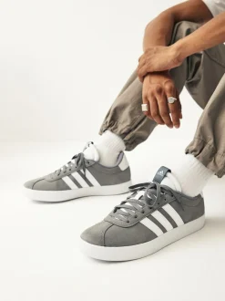 Grijs/wit - adidas VL Court sneakers