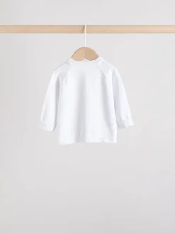 Grijs/wit - Grijs en wit 2pk gebreid babyvestje