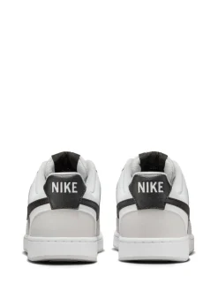 Grijs/wit - Nike Court Vision lage sneakers