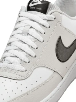 Grijs/wit - Nike Court Vision lage sneakers