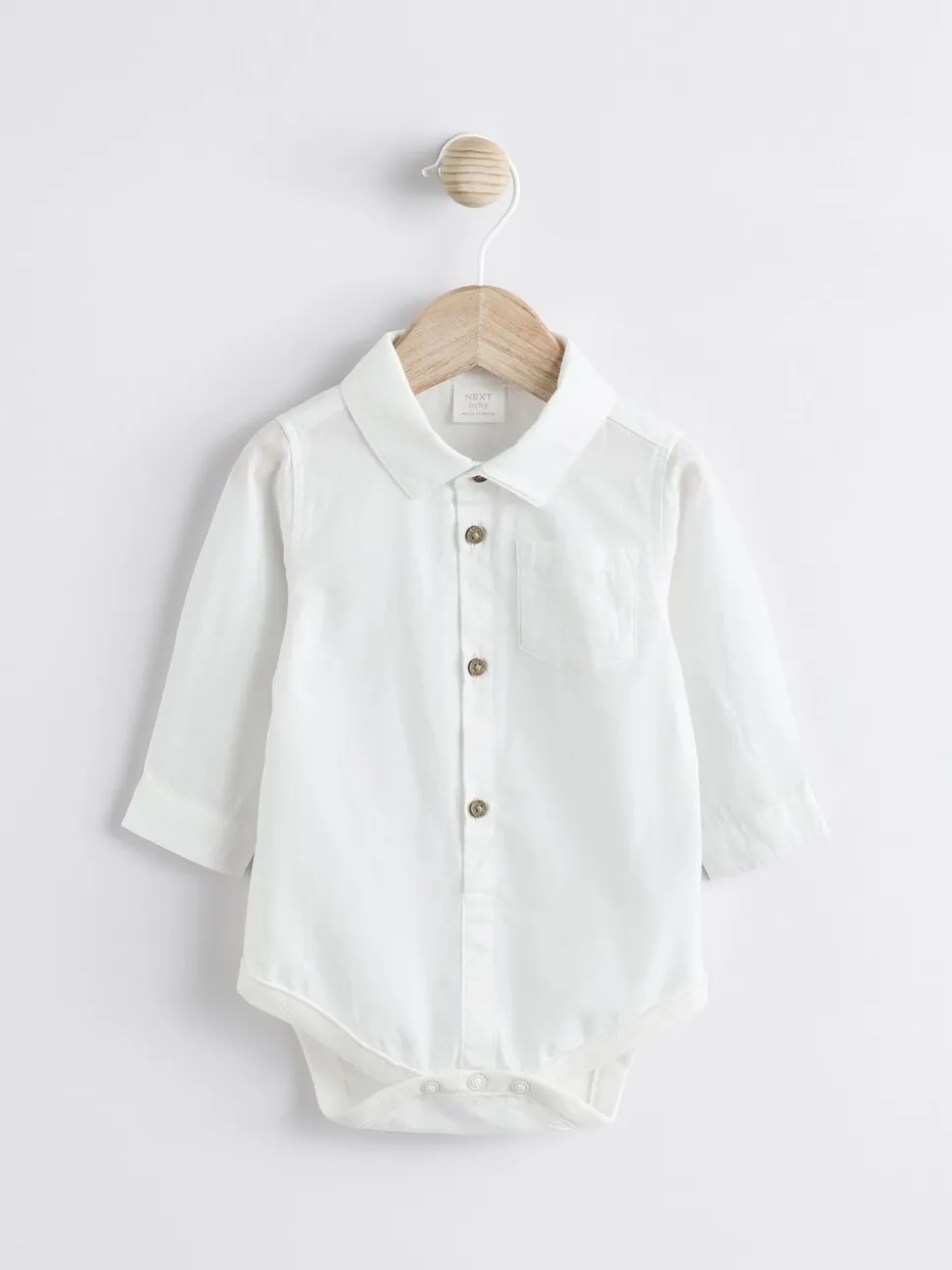 Grijs/wit - Set met bretelbroeken en Bodysuit van geweven katoen voor baby's (0mnd-3jr)