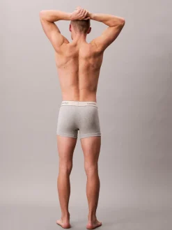Grijs/wit/crème - Calvin Klein Heritage Cotton Stretch Boxer Briefs 3 Pack
