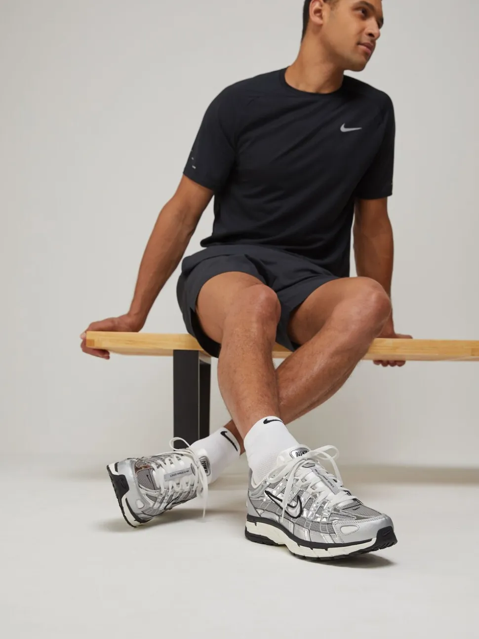 Grijs/zilver - Nike P-6000 sneakers