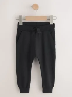 Grijs/zwart/groen - Verpakking van 5 joggingbroeken (3mnd-7jr)